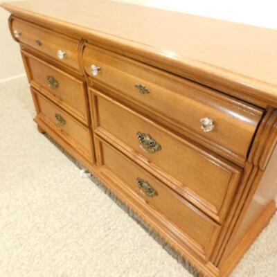 Maple Wood 6 Drawer Dresser by Lexington