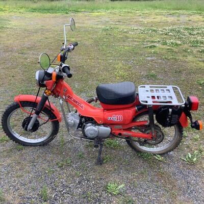 (221) 1980 Honda Model: CT-110/Trail 110 Motorcycle