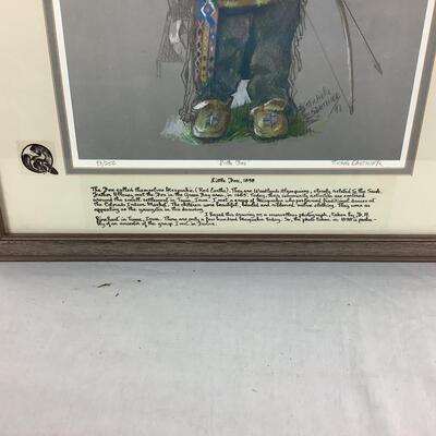 962 Signed and Numbered Art "Little Fox" by Michele Gauthier