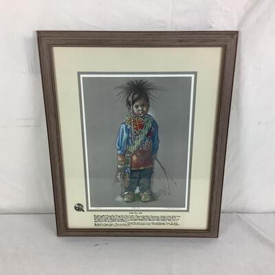 962 Signed and Numbered Art "Little Fox" by Michele Gauthier