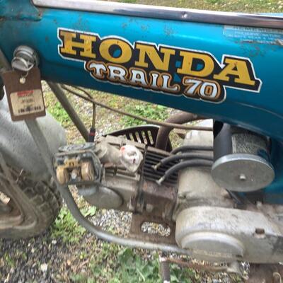 222 1973 Honda CT70 Trail 70 Motorcycle Mini Trail Bike