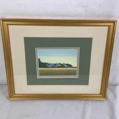 969 Original Serigraph "Sunglow" Jeanne Norton Hammett