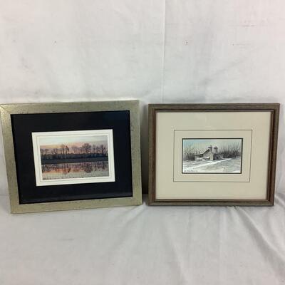 974 Original Watercolors by Al Barker and Original Photograph