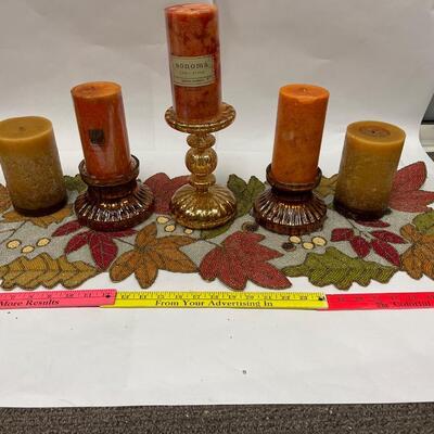 Fall Autumn Seasonal Candle Decor Lots