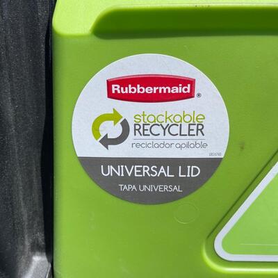 Trash Can Bin for Recyclables Can Bottles Paper