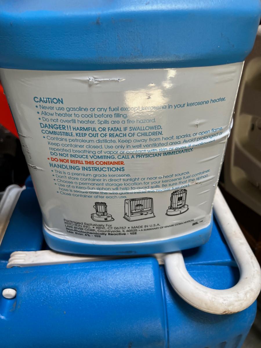 2.5 gallon Jug of Kerosene | EstateSales.org