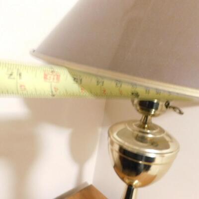 Table Lamp with Metal Tole Shade