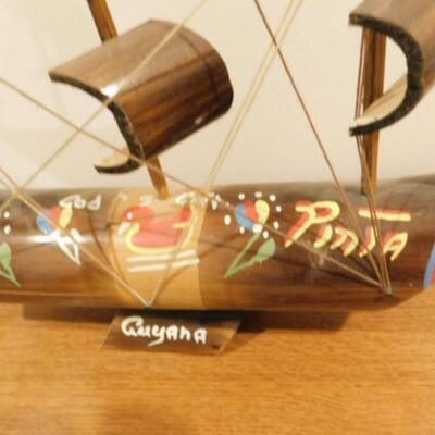 Guyana Tribal Crafted Ship Pinta