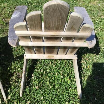 980 Pair of Teak Adirondack Chairs by Smith & Hawken