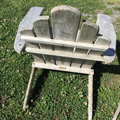 981 Pair of Teak Adirondack Chairs by Smith & Hawken