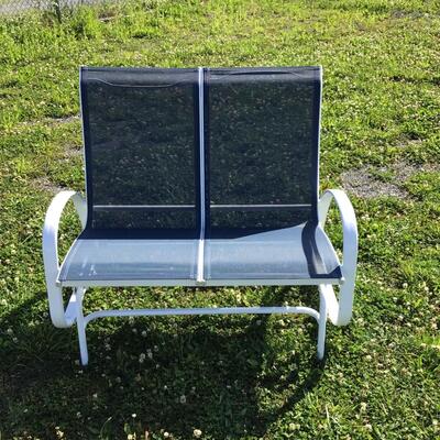 982 Aluminum Double Porch Glider