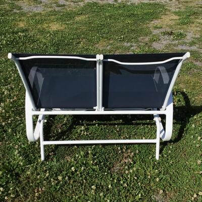 982 Aluminum Double Porch Glider