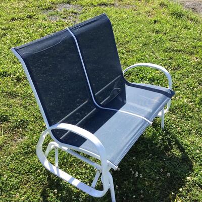 982 Aluminum Double Porch Glider