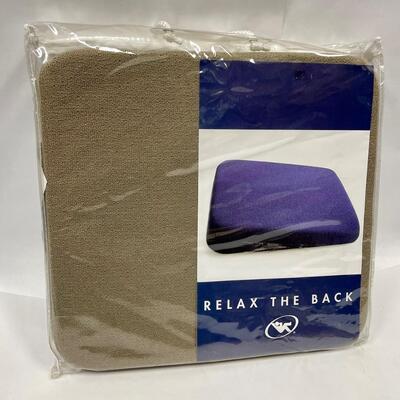 NEW in Package Relax the Back Pillow Orthopedic Cushion