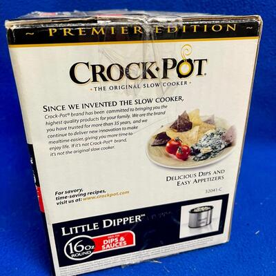 Premier Edition Crock Pot Little Dipper 16oz Dip & Sauce Warmer