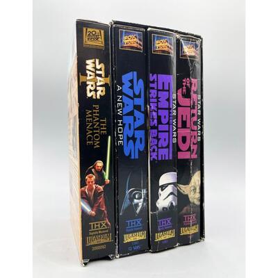Star Wars Trilogy The Phantom Menace VHS Movie Lot