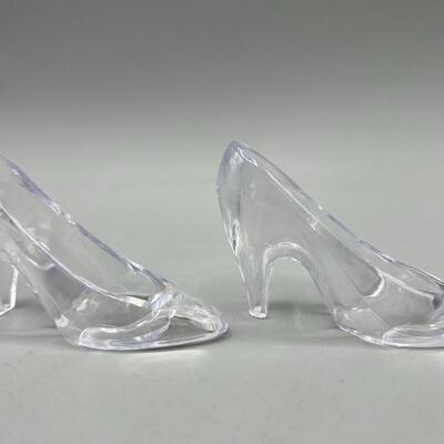 Miniature Clear Plastic High Heel Shoes