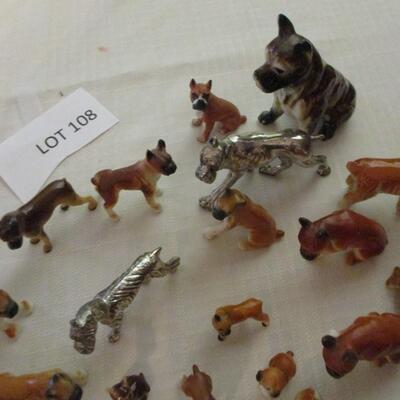 Mini Dog Figurines.