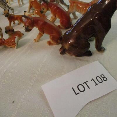 Mini Dog Figurines.