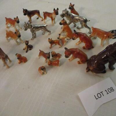 Mini Dog Figurines.