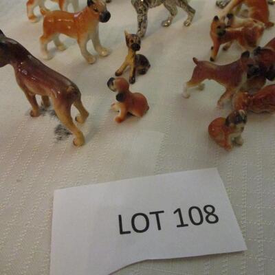 Mini Dog Figurines.