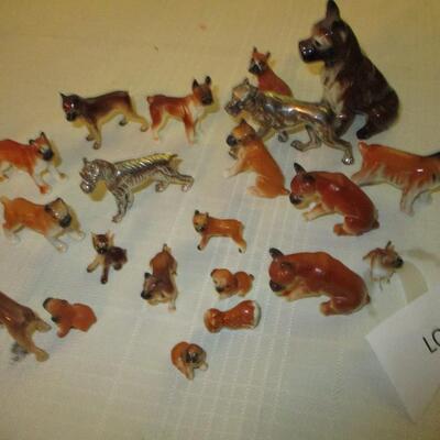 Mini Dog Figurines.