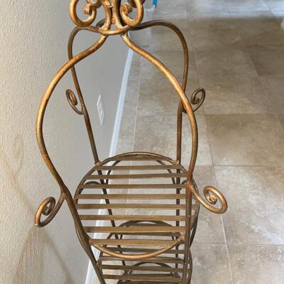 Lot 28 Metal Plant Stand