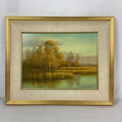 991 John W. Taylor Original Oil Painting, Titled-