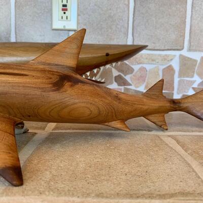 2 Wood Sharks