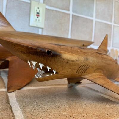 2 Wood Sharks