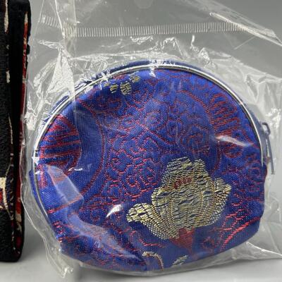 Asian Inspired Coin Purse and Wallet