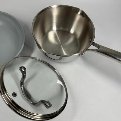 Pair of Small Cooking Sauce Frying Pan