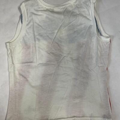 Patriotic American Flag Tank Top Medium