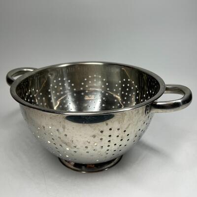 Double Handle Stainless Steel Colander