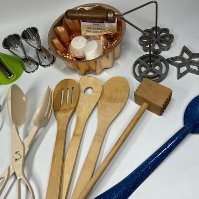 Assorted Kitchen Gadgets and Utensils
