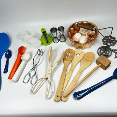 Assorted Kitchen Gadgets and Utensils