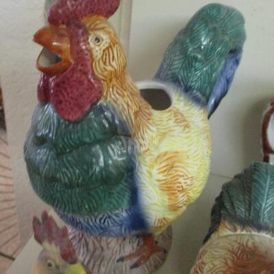 Ceramic Roosters