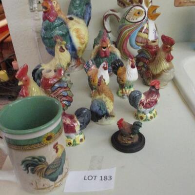 Ceramic Roosters