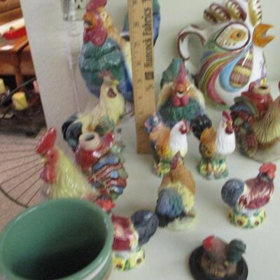 Ceramic Roosters