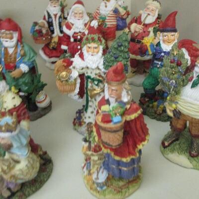 Santa Figurine Collection