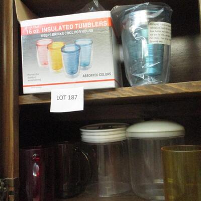 Plastic Cups/Canisters