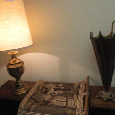 Lamp, Wall Hanging, Umbrella Stand