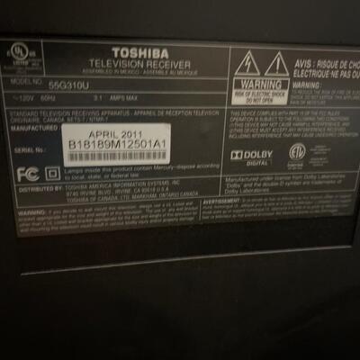D41- Toshiba 55â€ TV