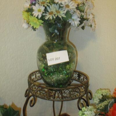 Faux Flowers, Plant stand