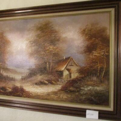 Cottage Oil Painting