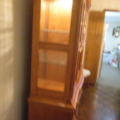 Oak China Hutch