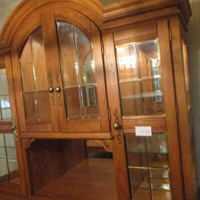 Oak China Hutch