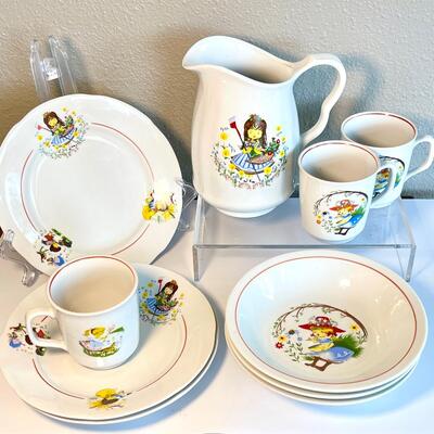 Vintage Nursery Rhyme Tableware