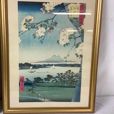1019 Pair of Hiroshige Japanese Prints