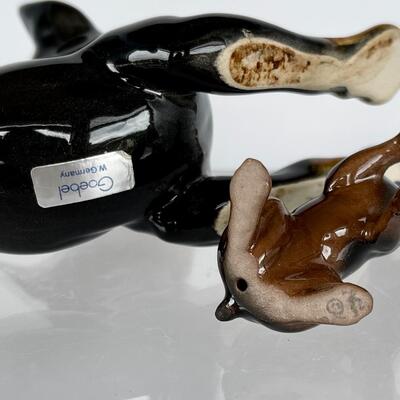 Vintage Porcelain Dobermans
